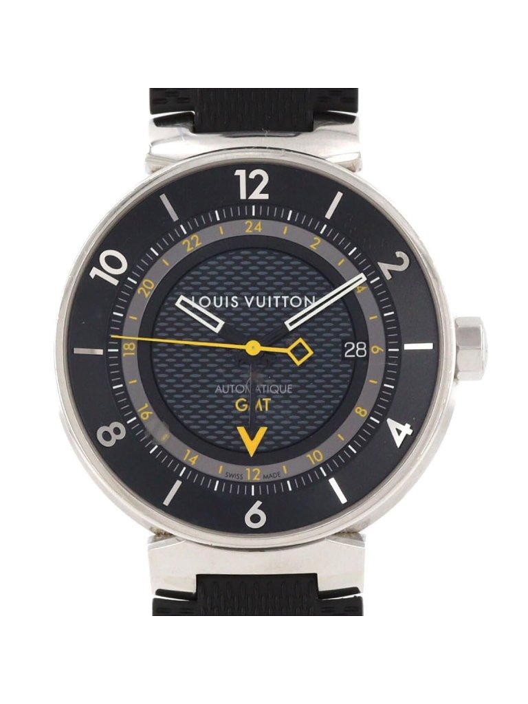 Louis Vuitton Tambour Moon Gmt Ss Automatic